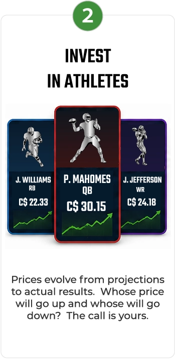 Step 2: Invest in Athletes